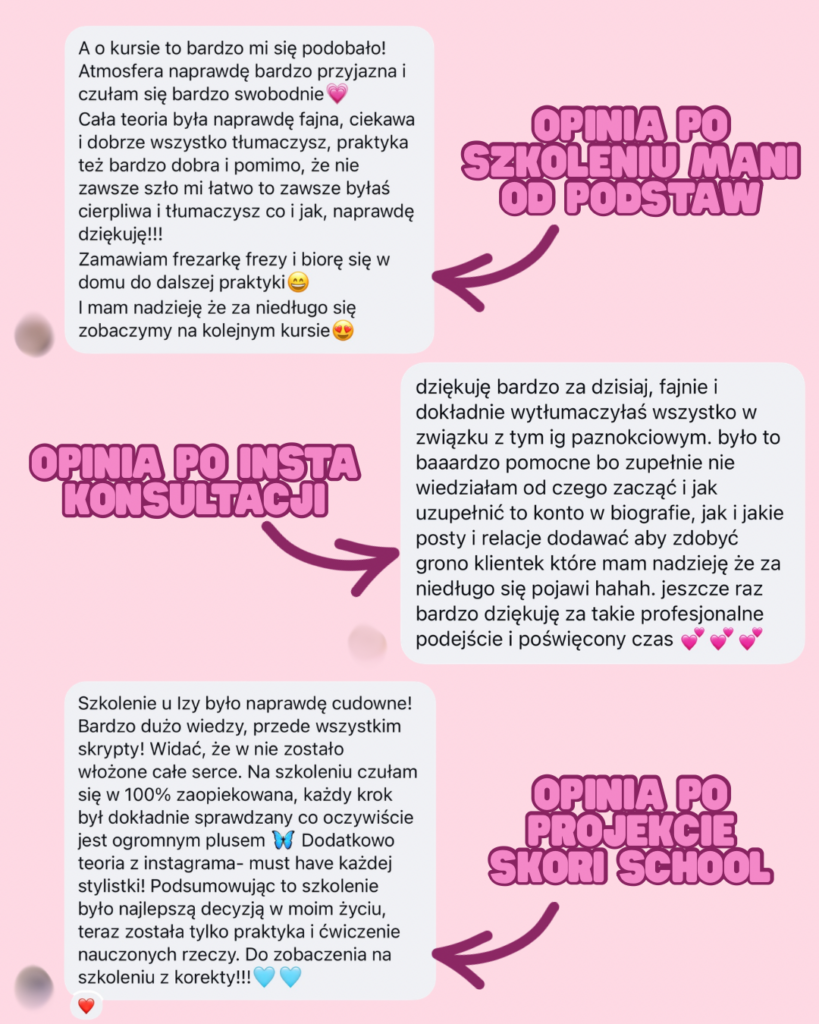 opinia po szkoleniu mani od podstaw - 1