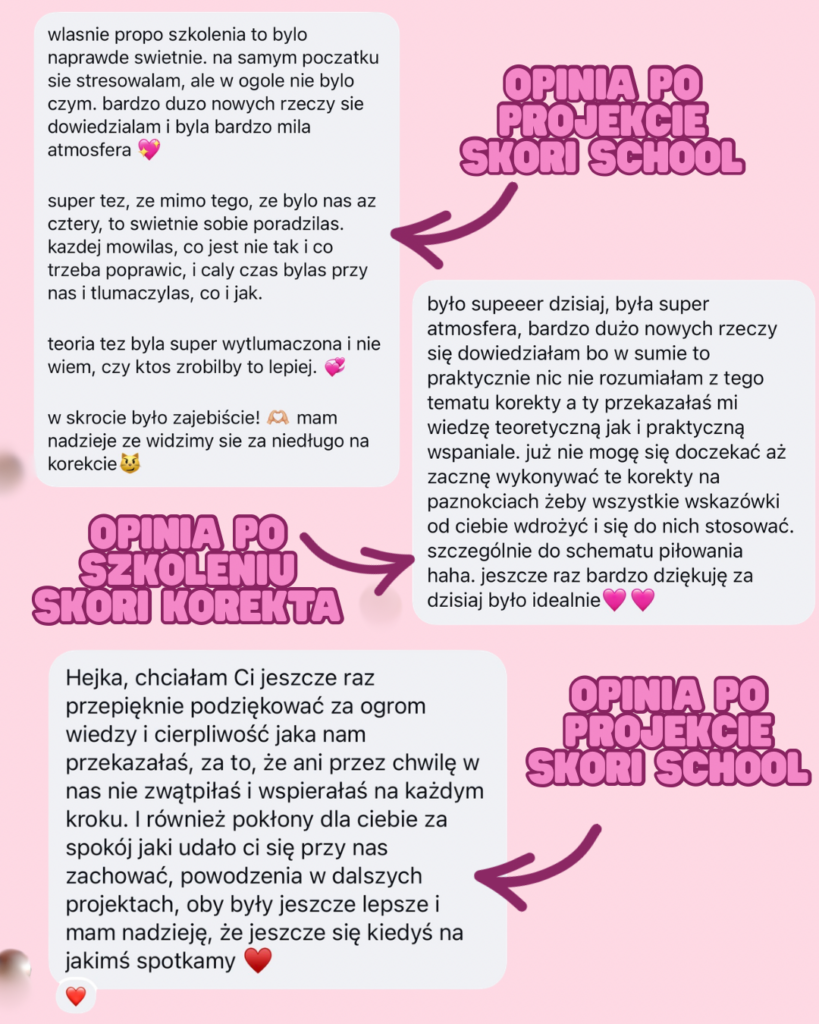 opinia po szkoleniu mani od podstaw - 2