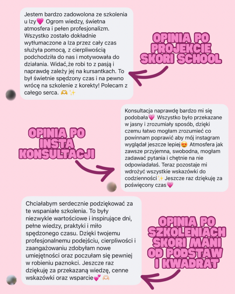 opinia po szkoleniu mani od podstaw - 4