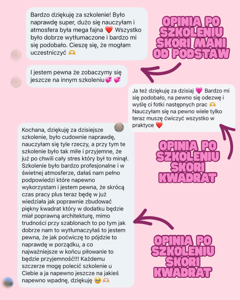 opinia po szkoleniu mani od podstaw - 5